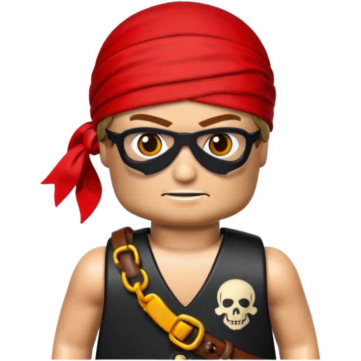pirate lego character emoji