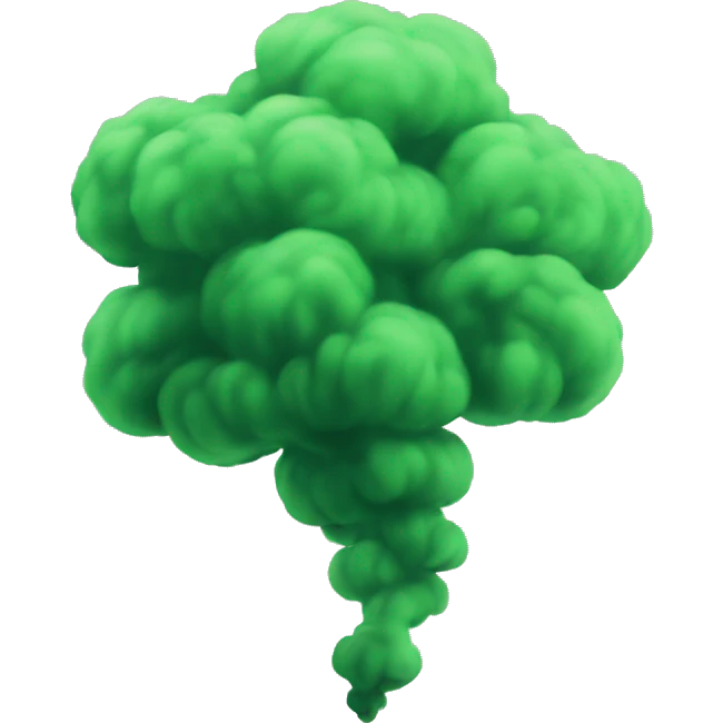 green smoke emoji