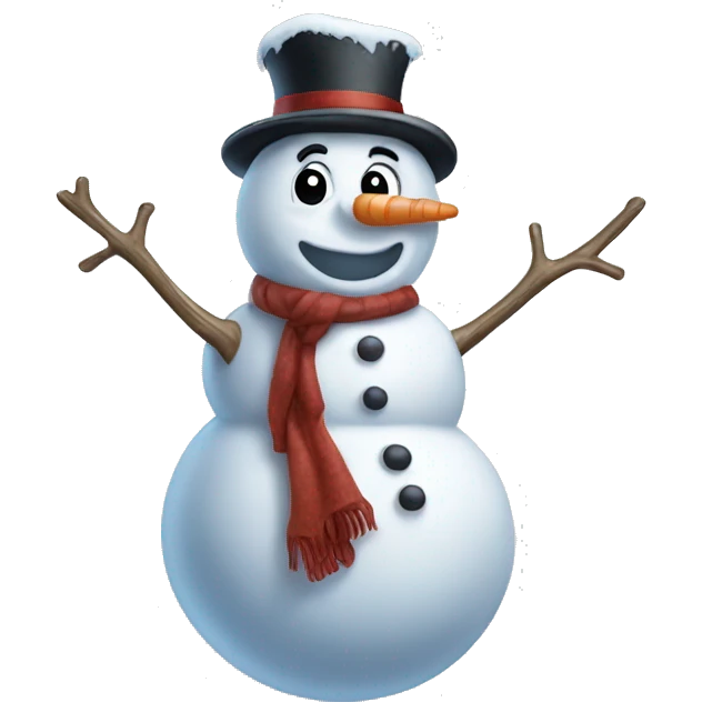 Frosty the snowman  emoji