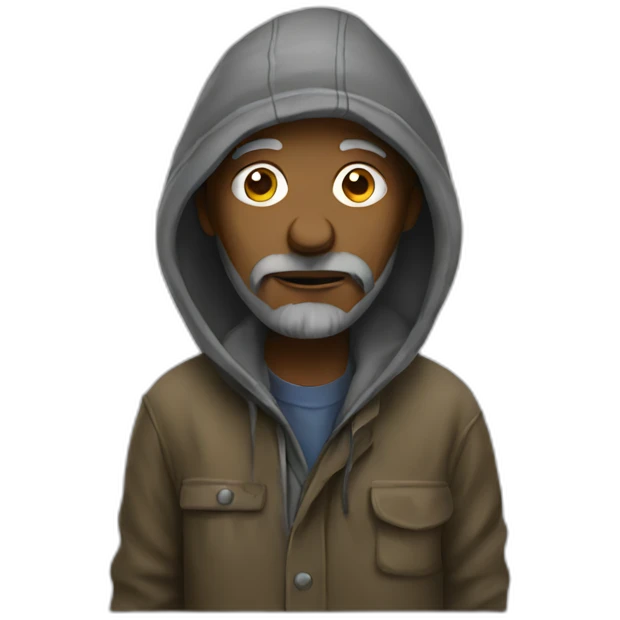 homeless emoji