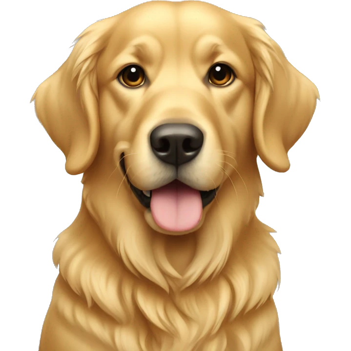 Gold retriever  emoji