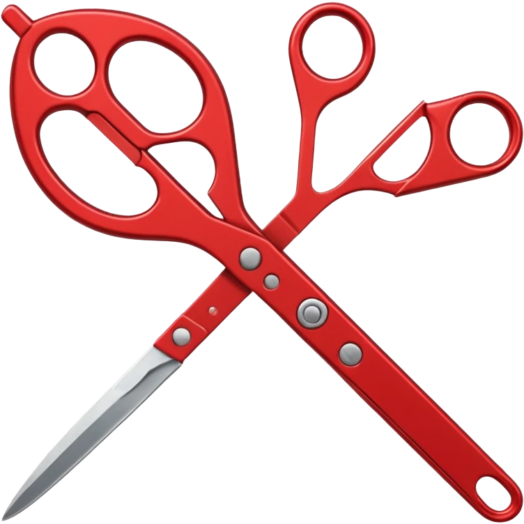 Red scisspr emoji
