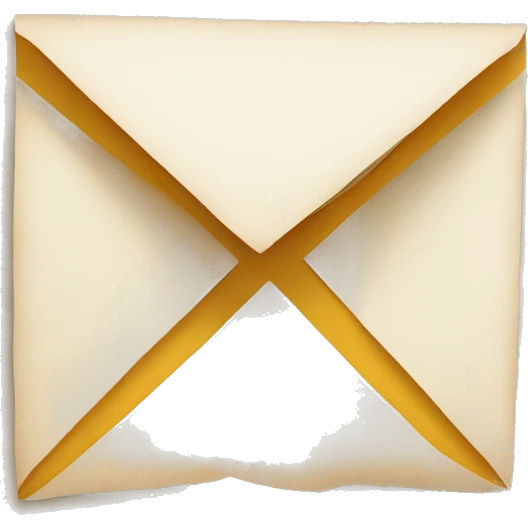 A paper letter  emoji
