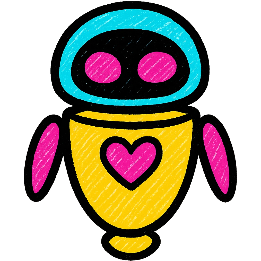Robot EVE from WALLE emoji