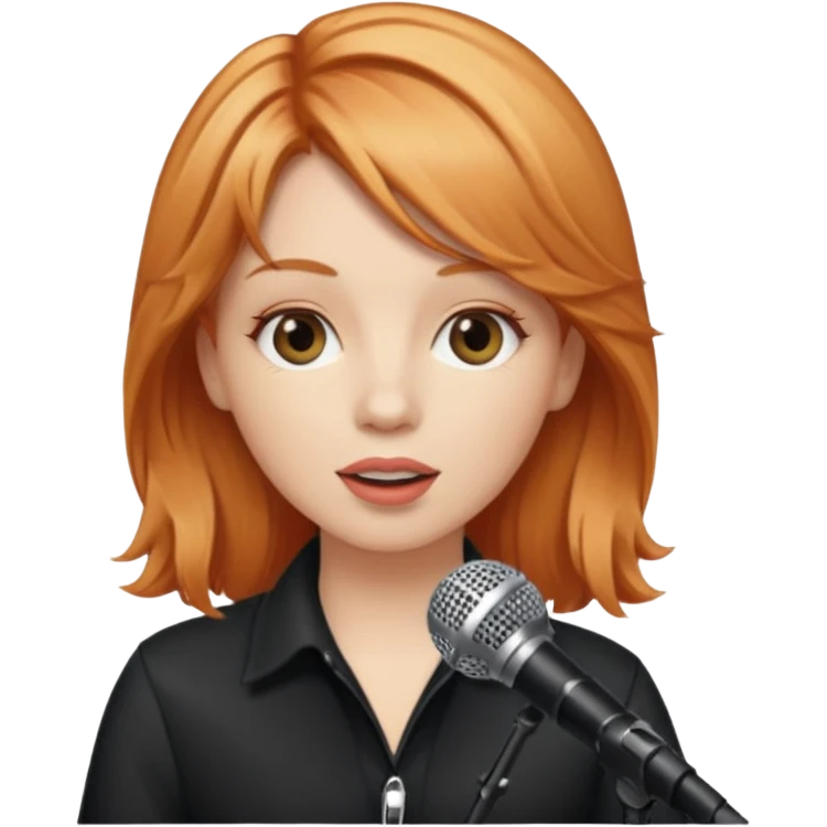 singer strawberry  emoji