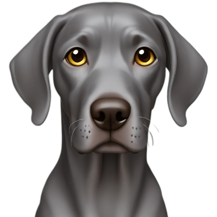 Weimaraner emoji