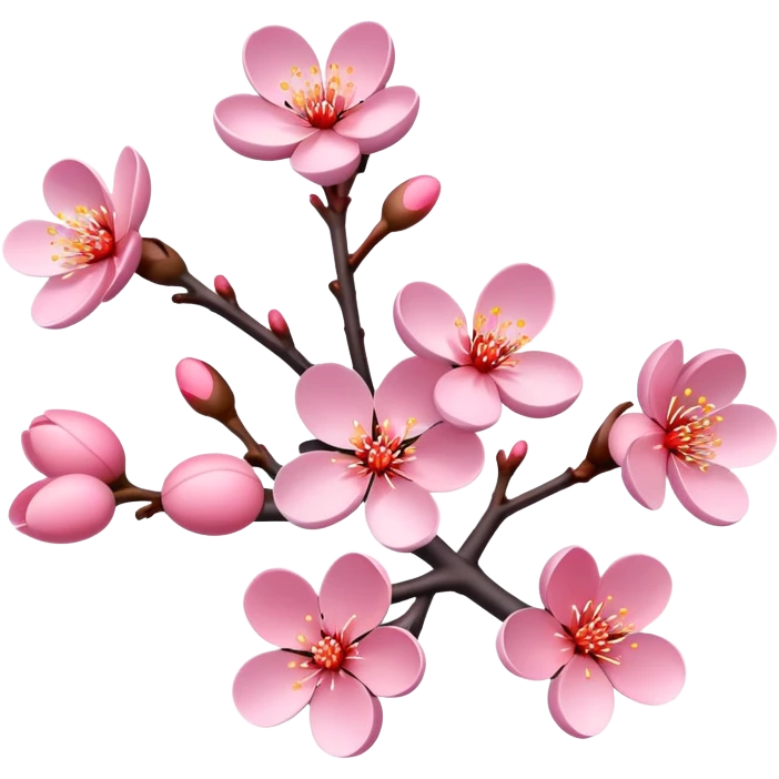 Plum blossom  emoji