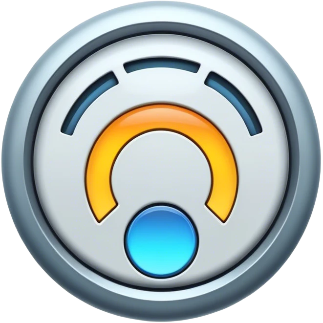 futuristic celestial pause/unpause button emoji