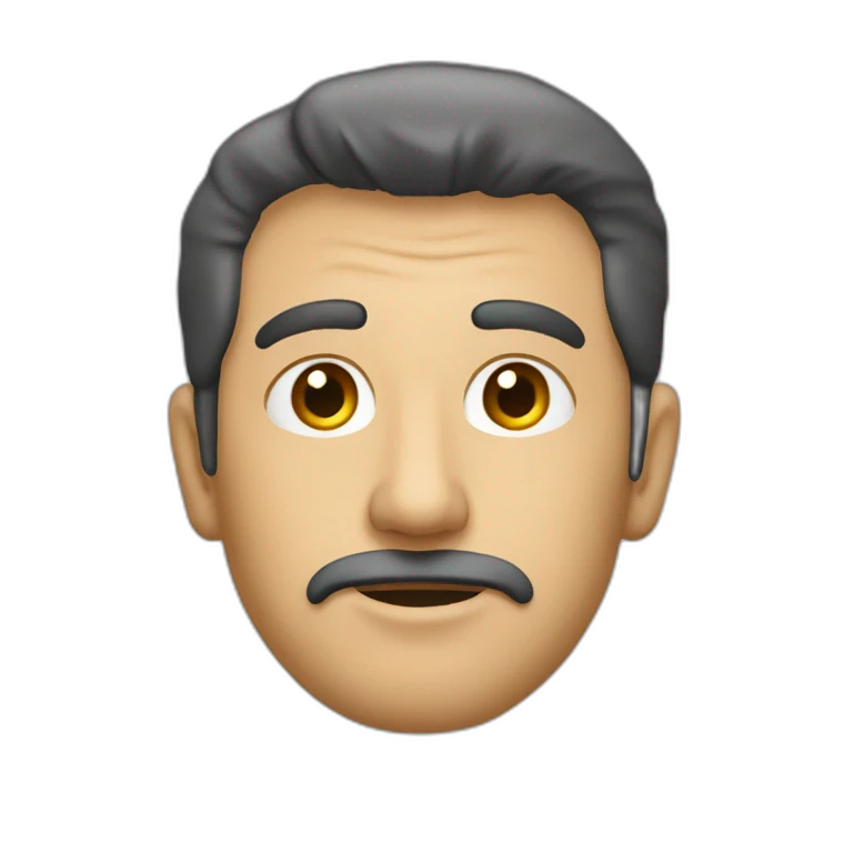 Hombre-calvo-cicatriz-en-cabeza-enfadado emoji