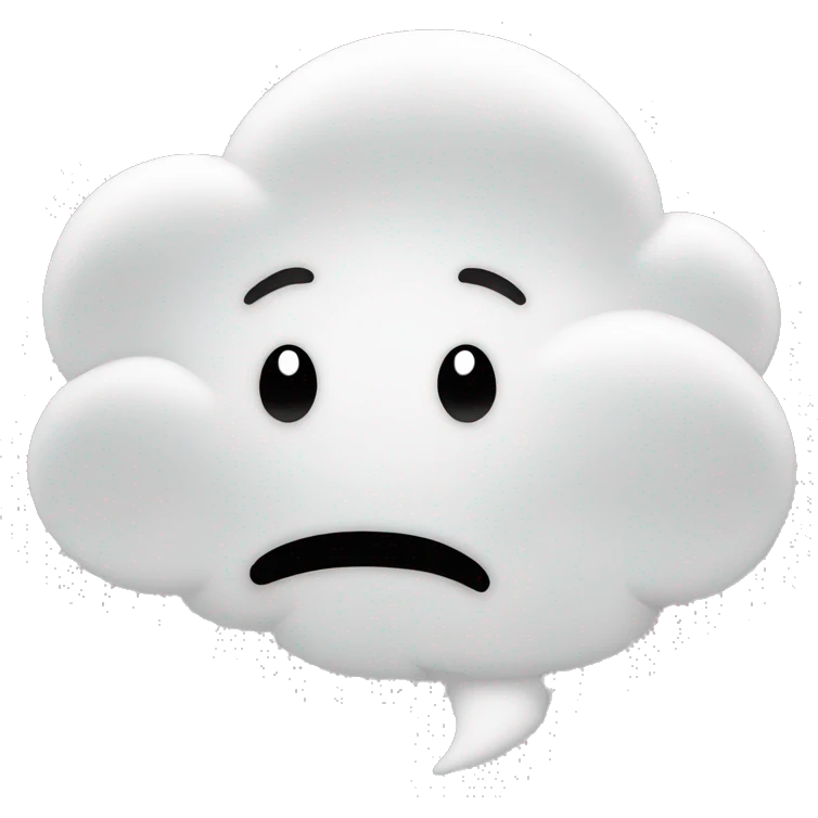 dialogue cloud  emoji