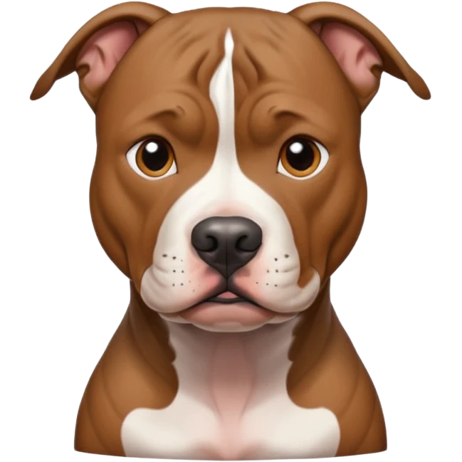 pitbull with tattoo emoji