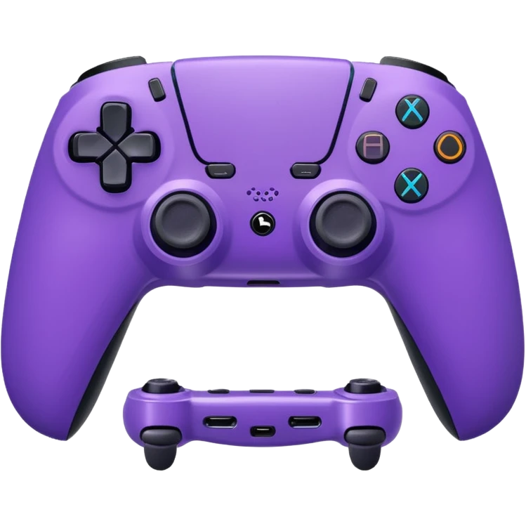purple ps5 controller emoji