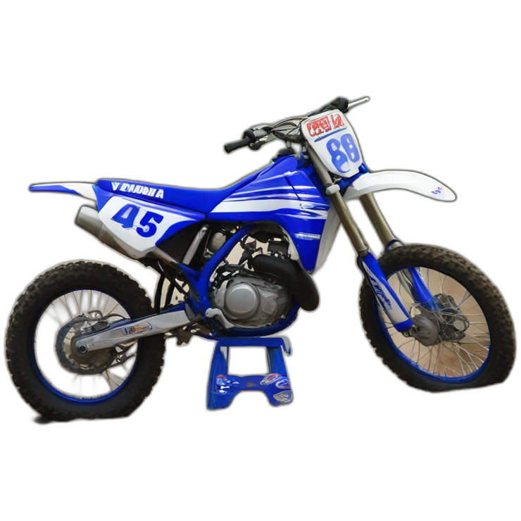 85yz yamaha bleu emoji
