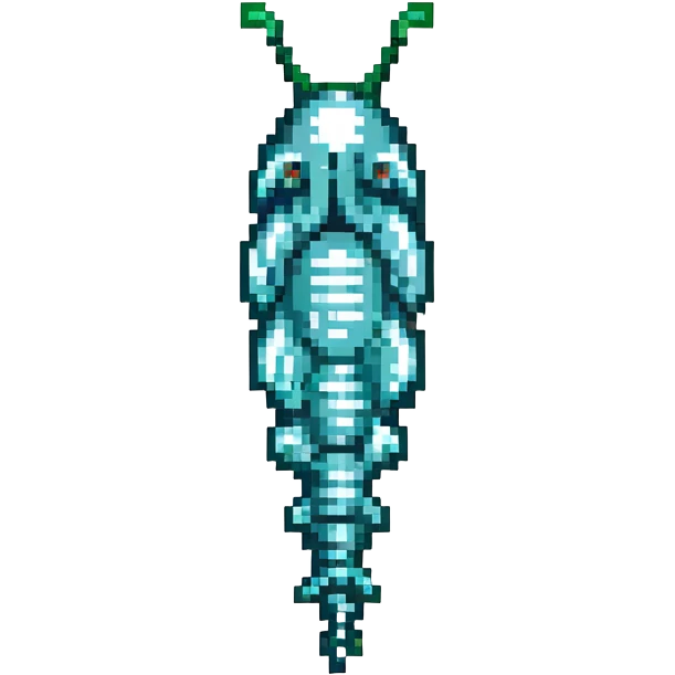 MRI parasitic embryo, digital, fetal small shape, eerie, horror, pupa, crystalis, in-utero, sea-life, siphonophore, polyp, Cnidaria emoji