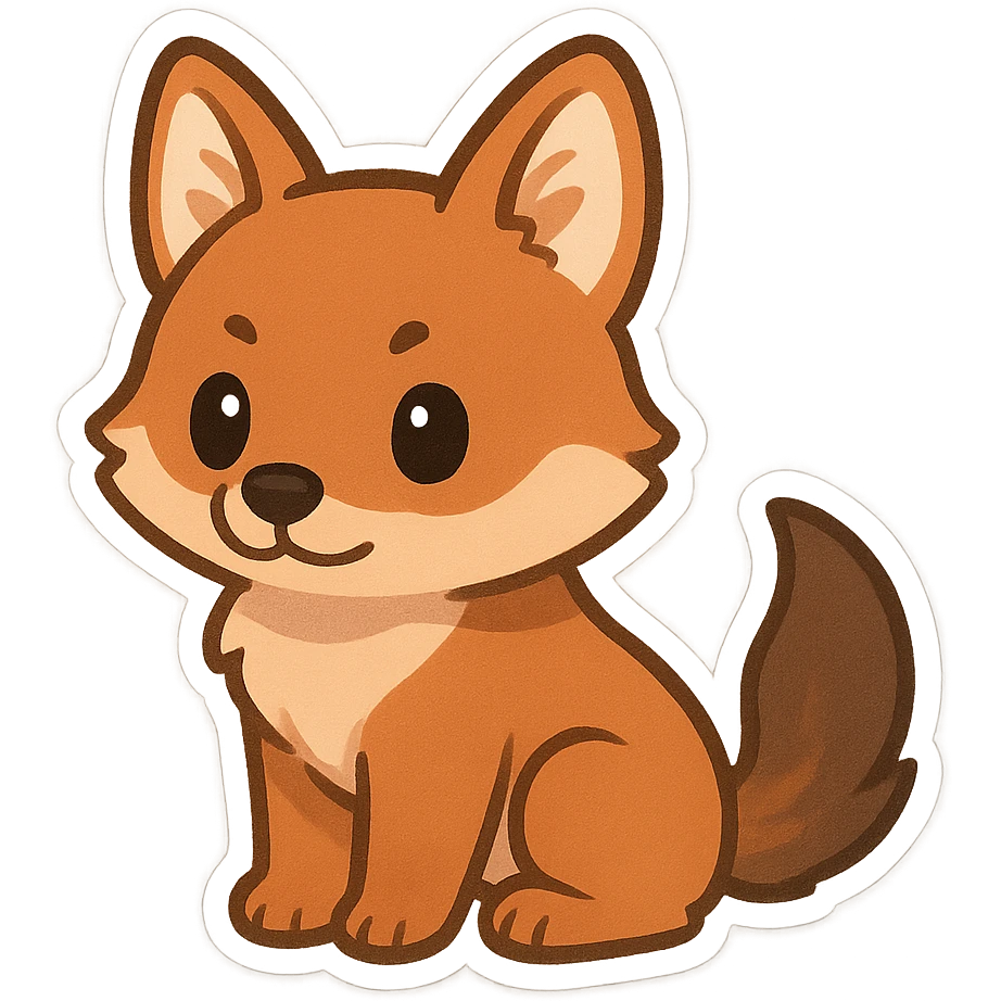 dhole emoji
