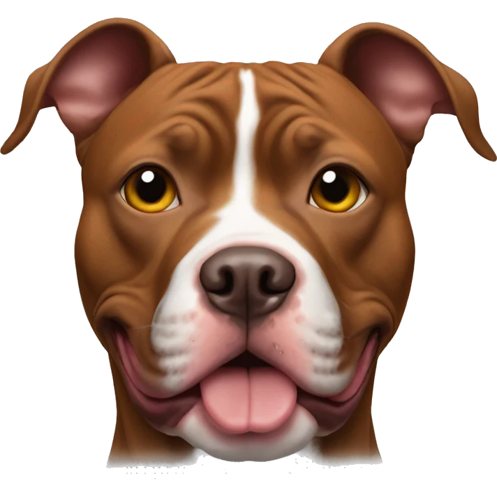 Red nose pitbull emoji