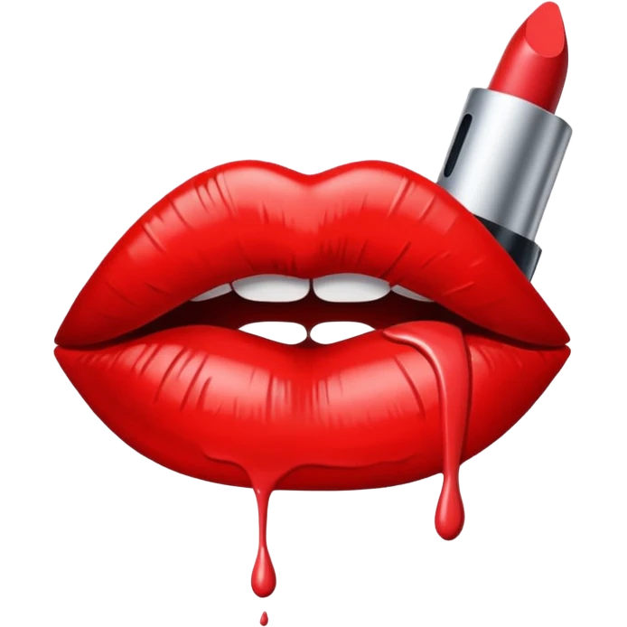 lipstick kiss emoji