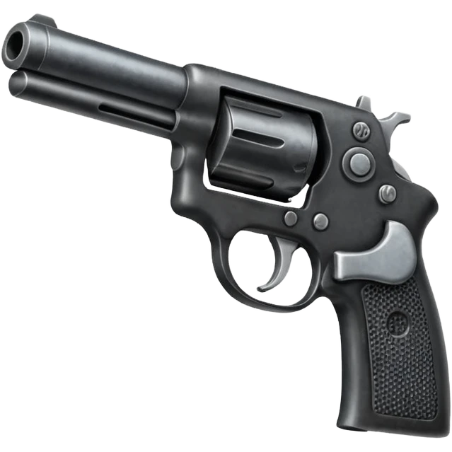 A gun pointing to the left emoji