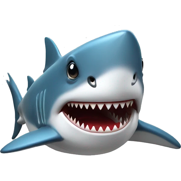 shark with clown emoji
