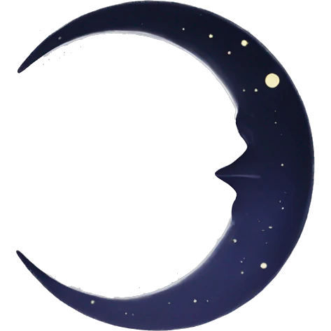 Crescent Moon Call Me Hand does  emoji