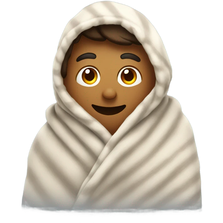 Boyfriend in blanket emoji
