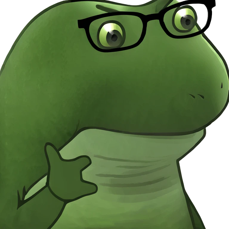 Dinosaur with glasses  emoji