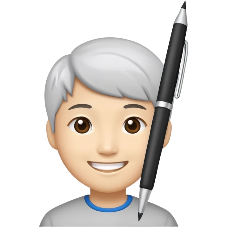 Asian likes pens emoji