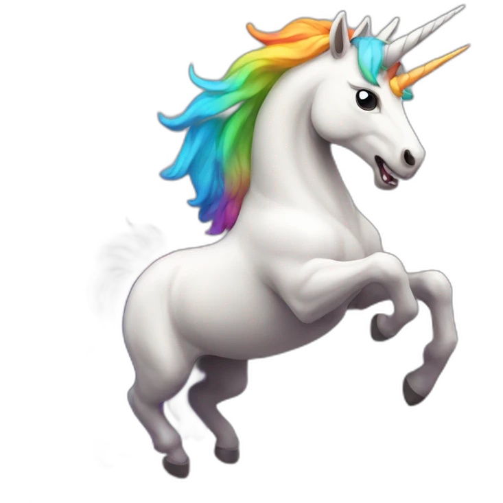 rgb unicorn raging emoji