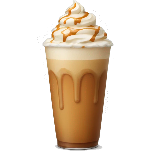 Caramel Frappe condensation  emoji