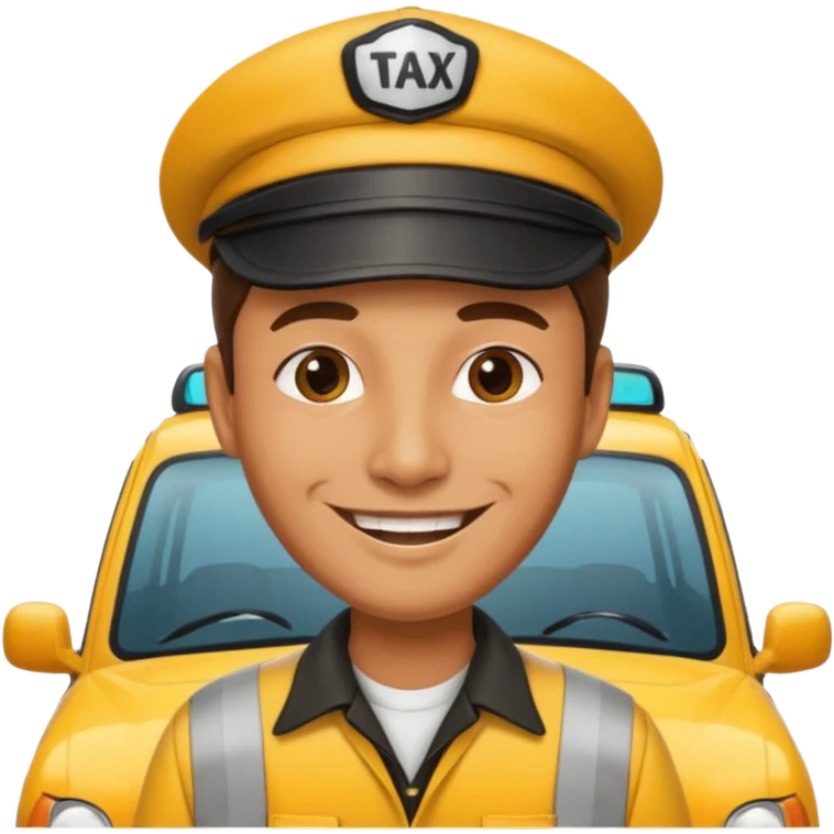  taxi driver emoji