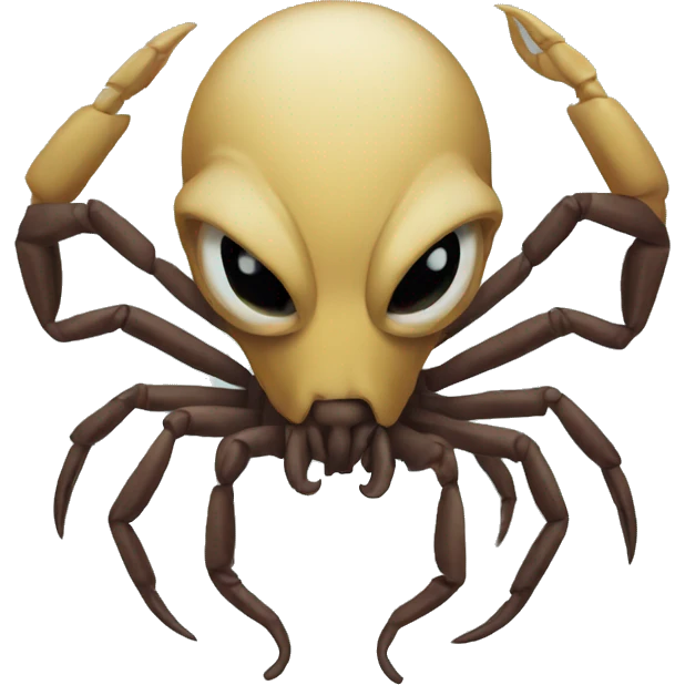 crying scorpion emoji
