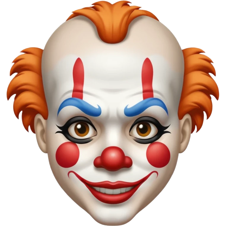 Clown WITH WHITE STROKE emoji