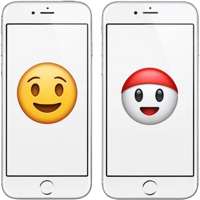  iPhone, android smartphone emoji