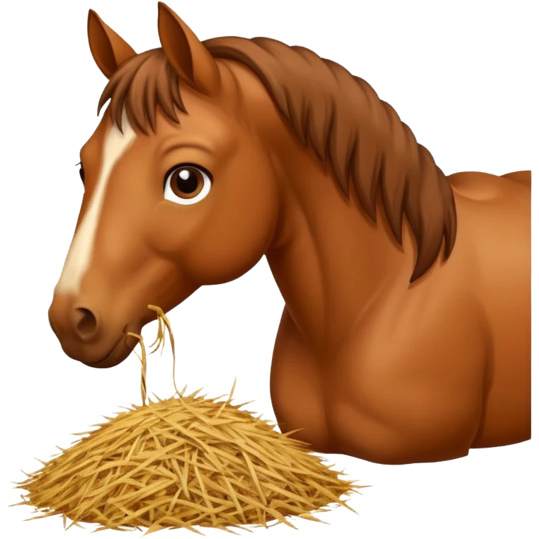 horse hay emoji