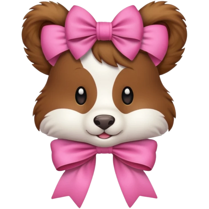 cowtail with bow on it emoji