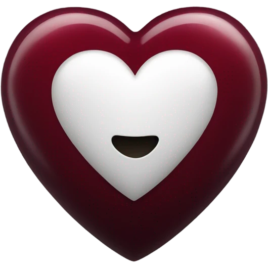 dark red heart emoji