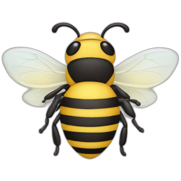 Abeja bebe en colores pasteles  emoji