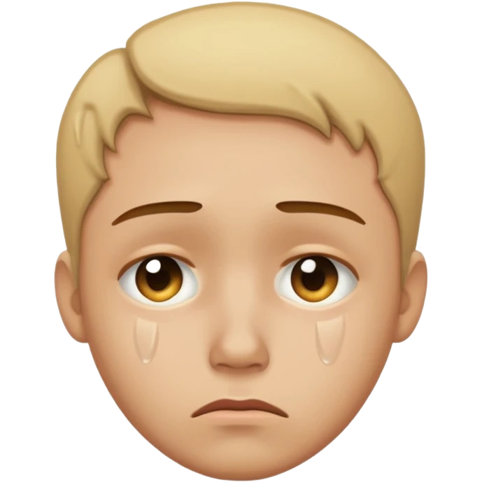 Cartoon me sad emoji