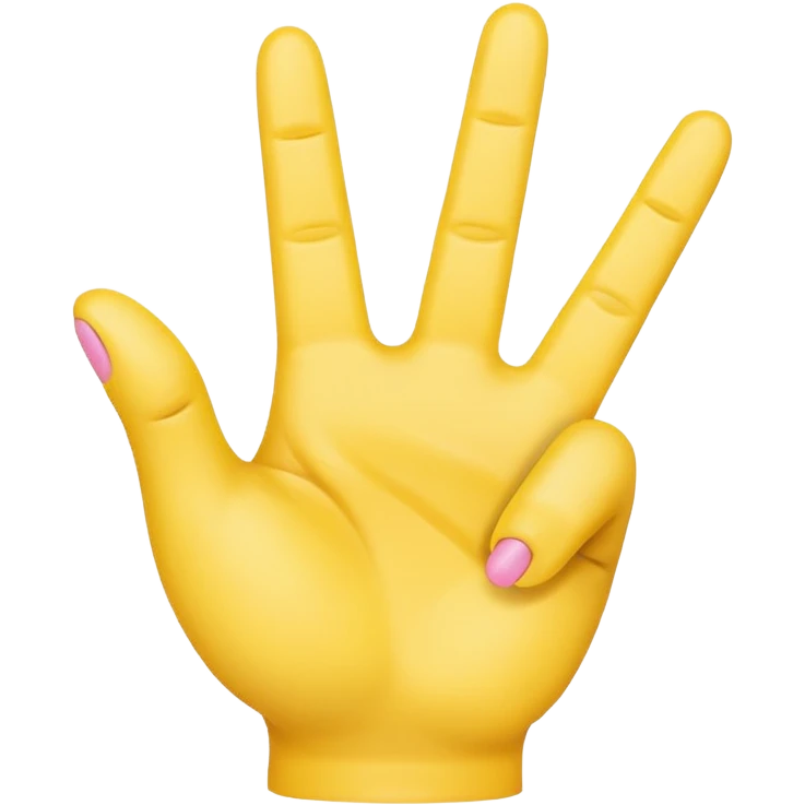 2 in the pink 1 in the stink yellow hand emoji emoji