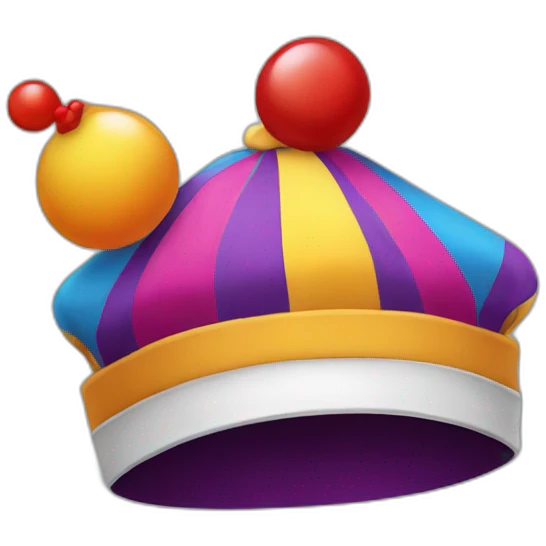 Clown hat emoji