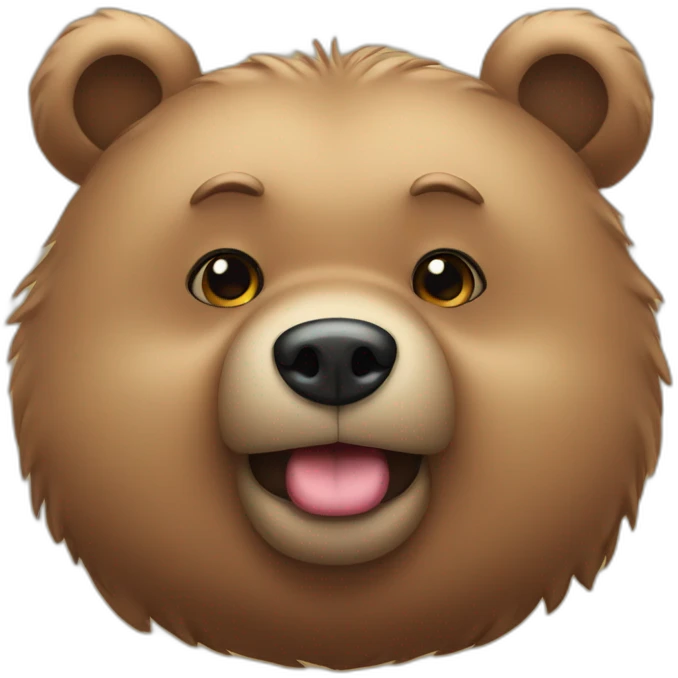 fat bear emoji