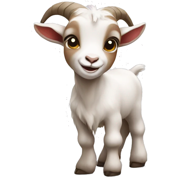 Goat is baby emoji