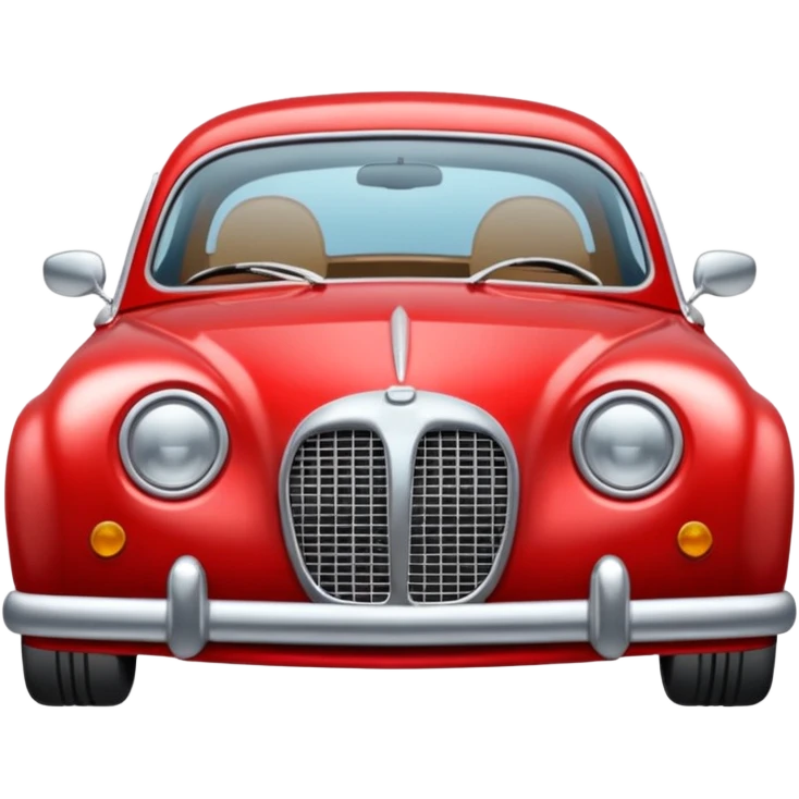 car from the front emoji
