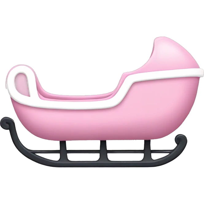 Light pink sled emoji