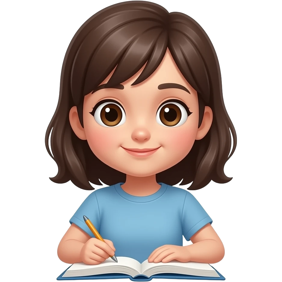 girl studying emoji