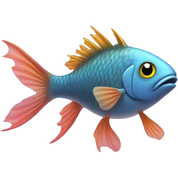 Fish with legs emoji