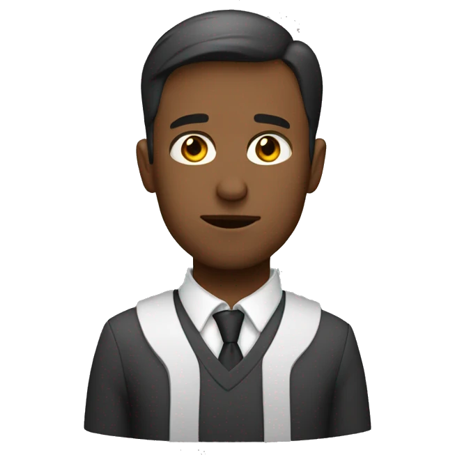 male teacher shedding a tear emoji