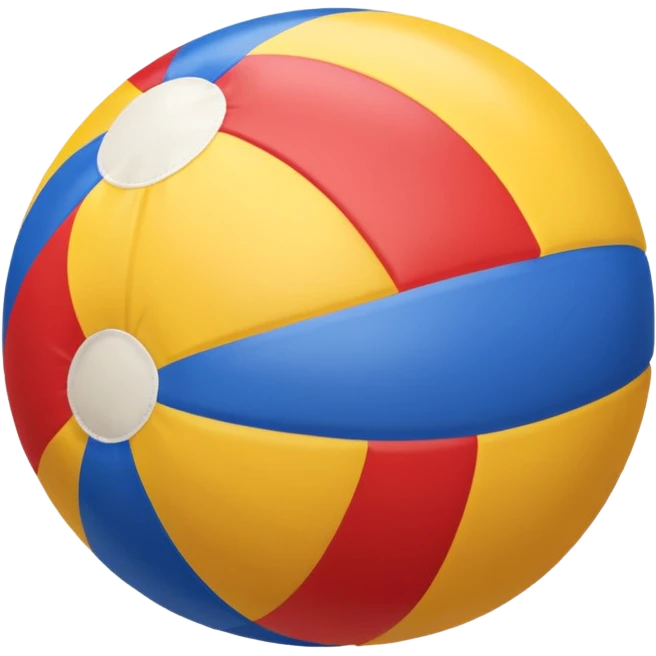 Colorful beach ball emoji