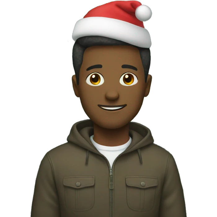 male by christmas tree emoji