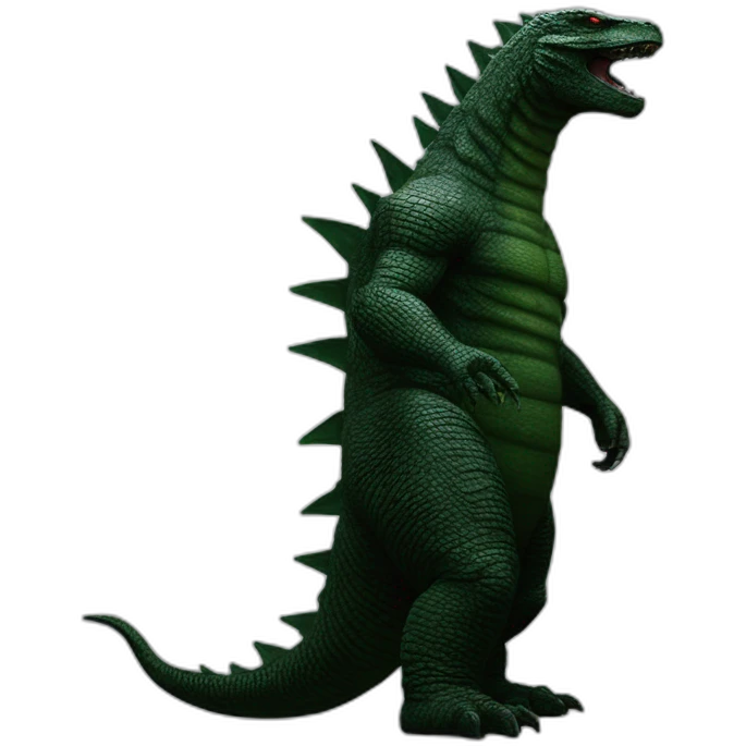 godzilla in the matrix emoji